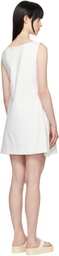 AMOMENTO White Hourglass Minidress