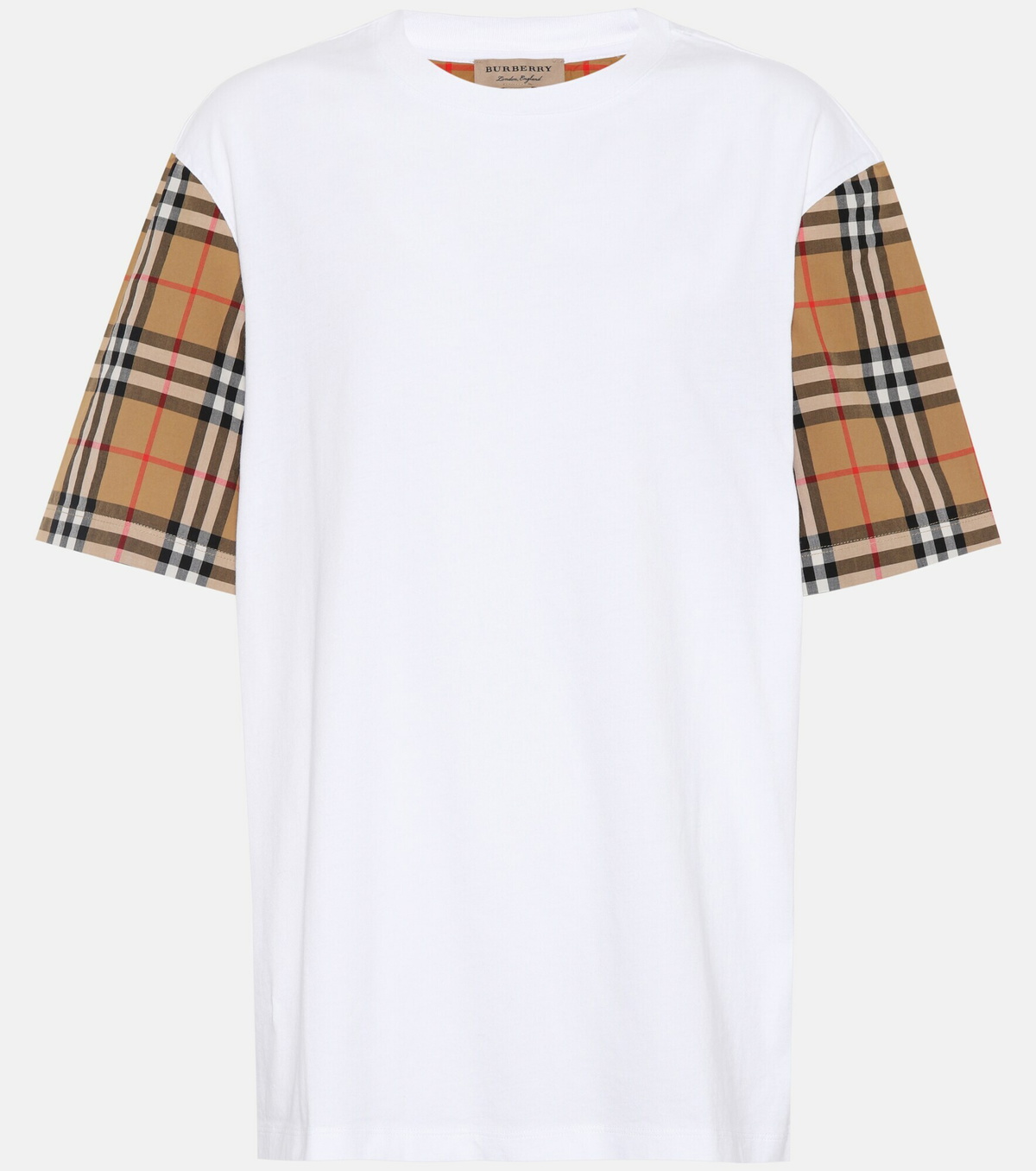 Burberry - Vintage Check cotton T-shirt Burberry