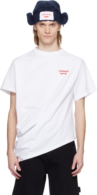 Photo: Charles Jeffrey LOVERBOY White Topsy Turvy T-shirt