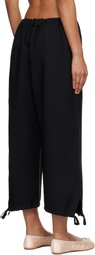 Comme des Garçons Girl Black Gabardine Trousers