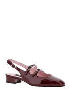 Carel peche Bordeaux Mary Jane Pumps In Patent Leather Woman