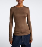 Agolde Delphi ribbed-knit top