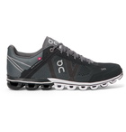 On - Cloudflow Rubber-Trimmed Mesh and Shell Running Sneakers - Black