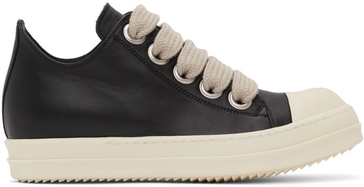 Photo: Rick Owens Black Jumbo Lace Sneakers