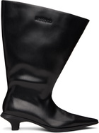 untitlab® Black Velo Chunk Boots