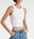 Givenchy Logo ribbed cotton tank top