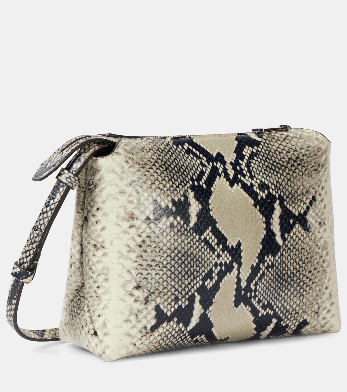 Khaite Lina snake-effect leather crossbody bag Khaite Khaite Lina snake-effect leather crossbody bag Khaite