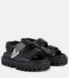 Alexander McQueen Leather slingback sandals