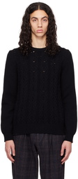 Comme des Garçons Homme Deux Black Crewneck Sweater