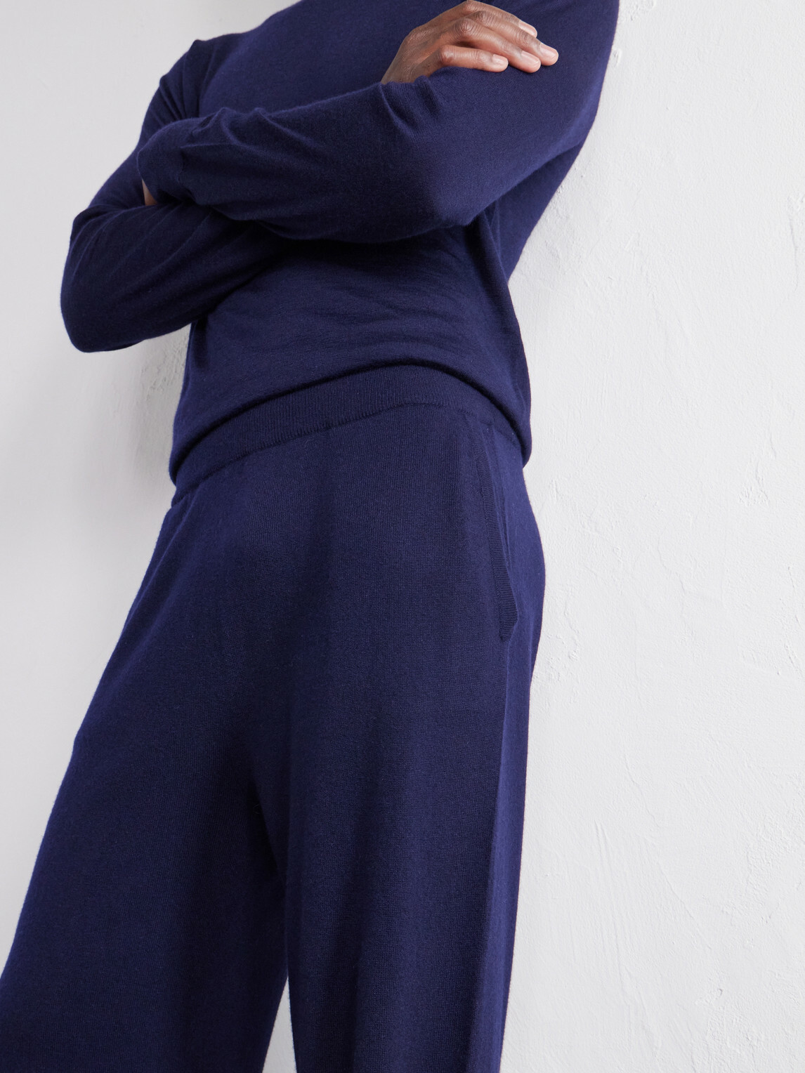 Mr P. - Straight-Leg Cashmere Sweatpants - Blue