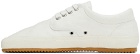 Lemaire White Canvas Sneakers