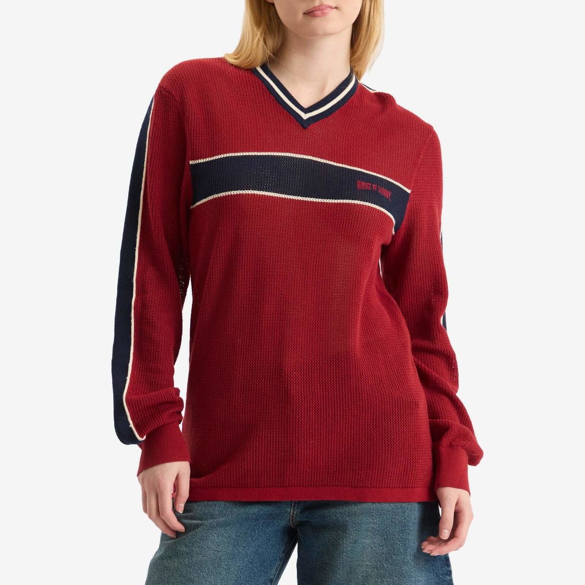 House Of Sunny Women's Joey Knit Top in Cherry
