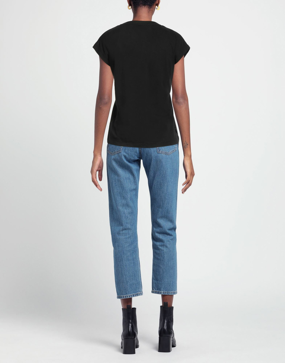 Shoe Womens T-shirt in Black