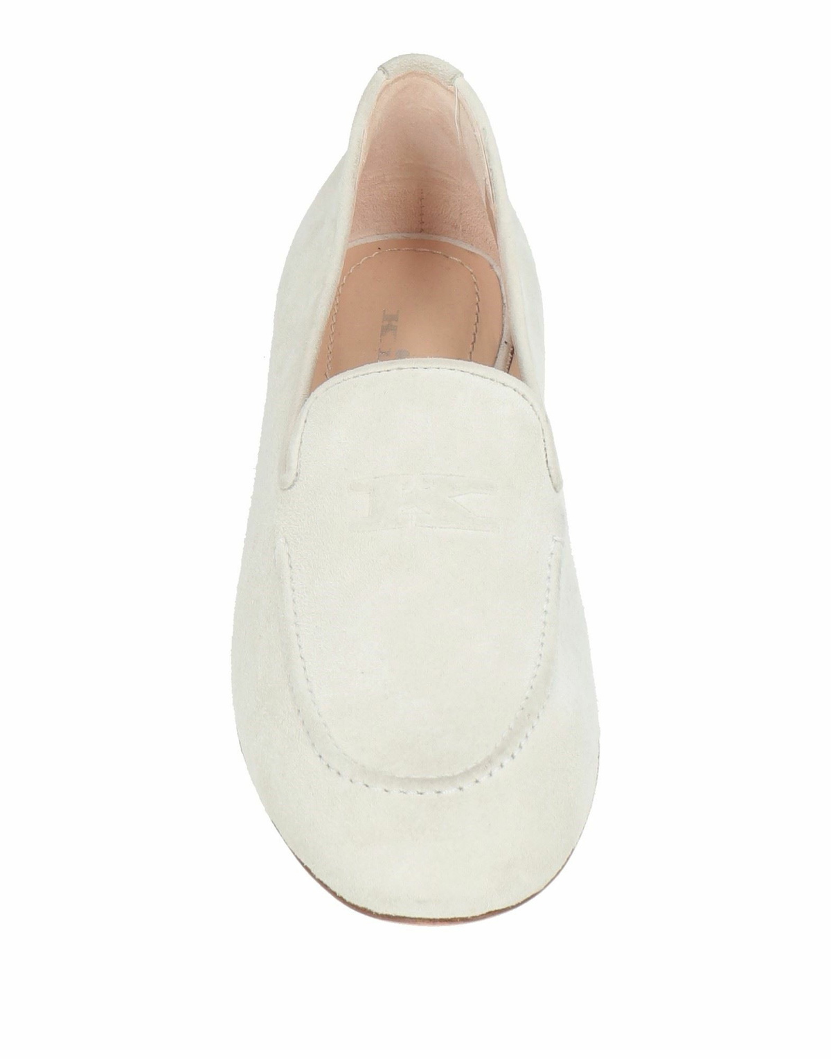 Kiton Womens Loafers in Off white