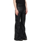 Julius Black Coated Jet Jeans