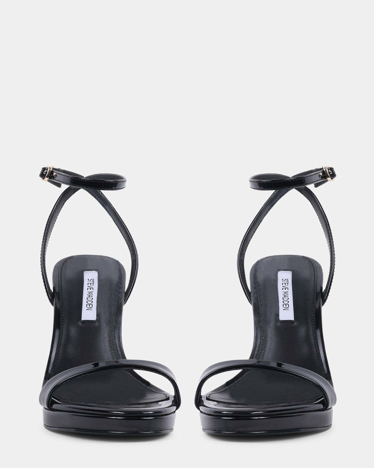 Steve Madden Sacramento Heels in Black Patent