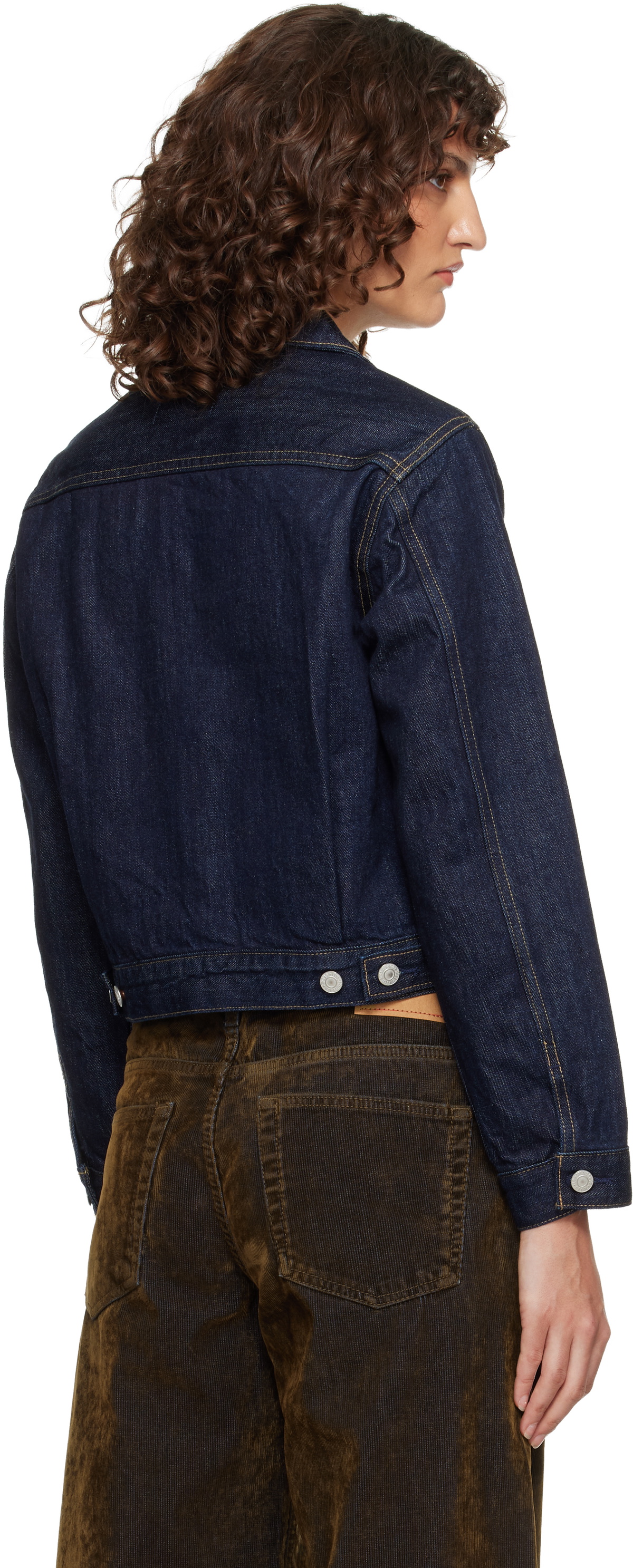 Levi's Navy Blue Tab Type II Trucker Jacket