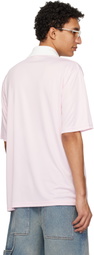 Courrèges Pink Oversized Sports Polo
