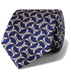 Turnbull & Asser - 8cm Silk-Jacquard Tie - Blue