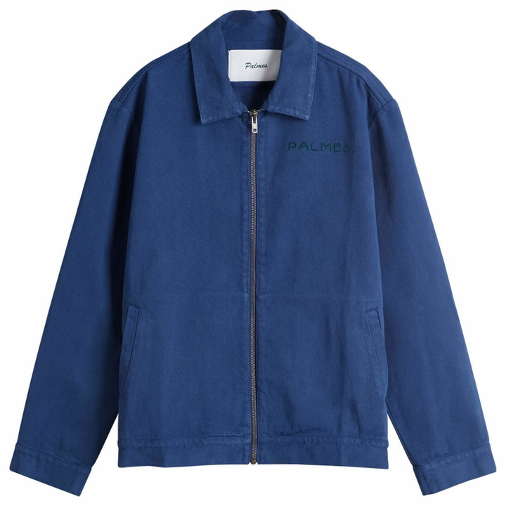 Photo: Palmes Men's Tower Zip Jacket in Blue