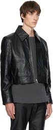 Deadwood Black Gable Leather Jacket