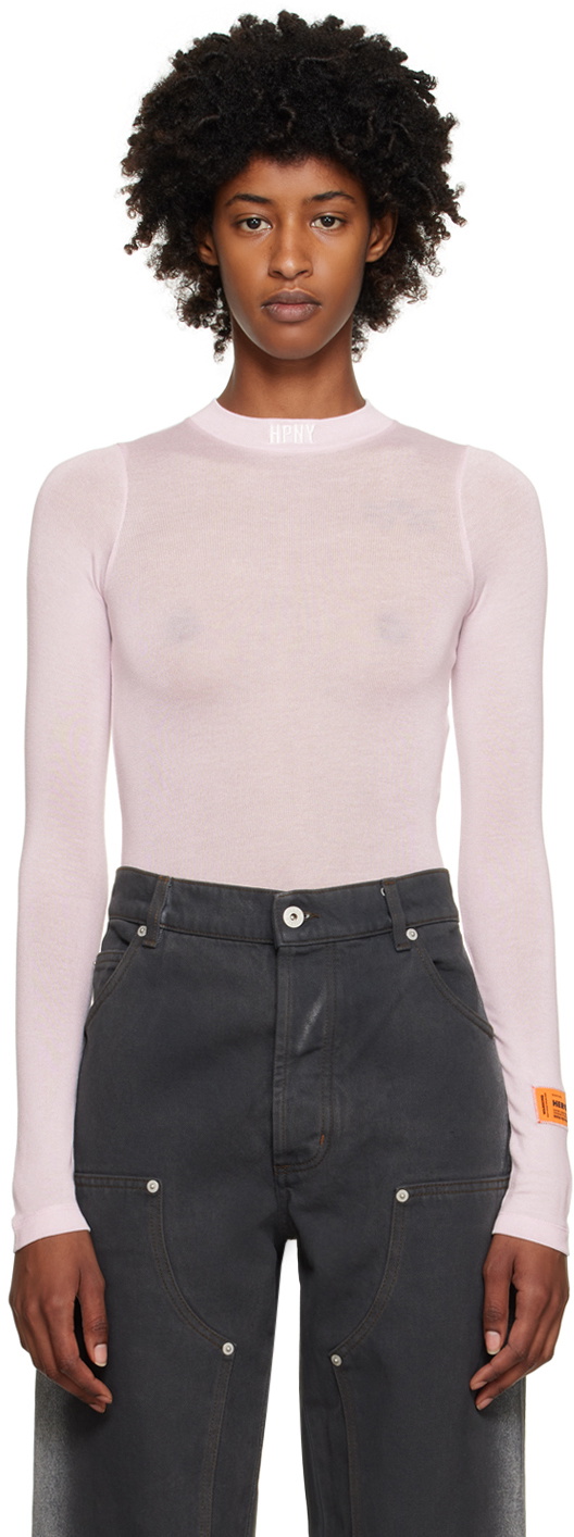 Heron Preston Pink 'HPNY' Bodysuit