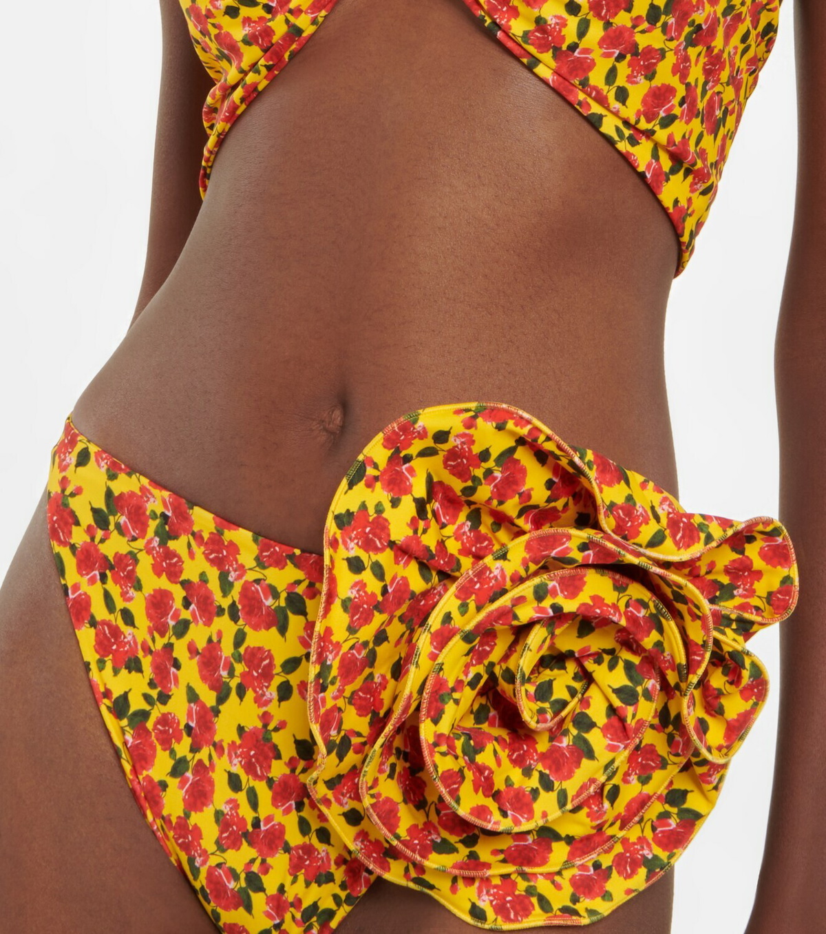 Magda Butrym - Floral high-rise bikini bottoms Magda Butrym
