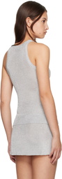 GUIZIO Silver Millie Tank Top