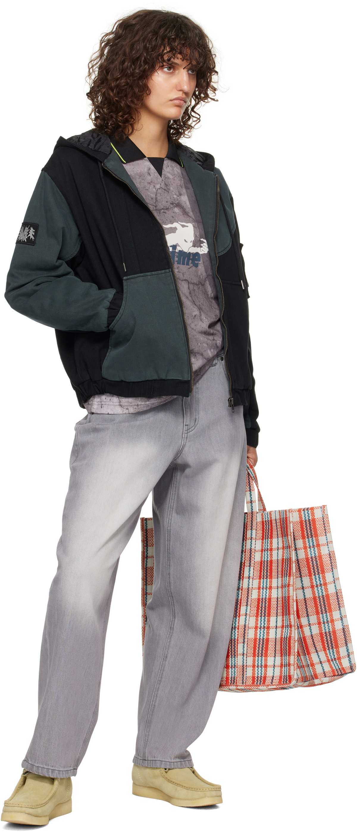 Dime Gray Classic Baggy Jeans