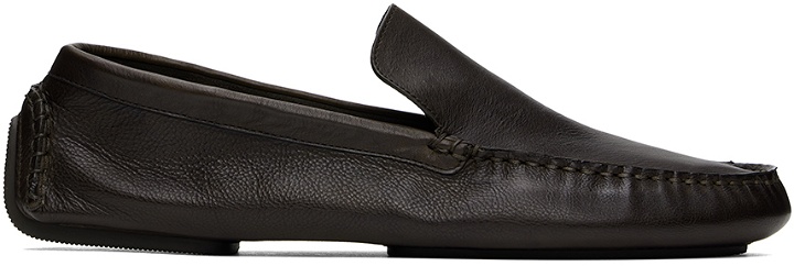 Photo: The Row Brown Lucca Loafers