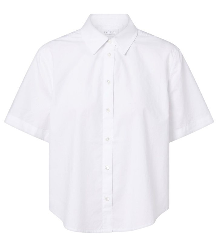 Photo: Velvet Alana cotton poplin shirt