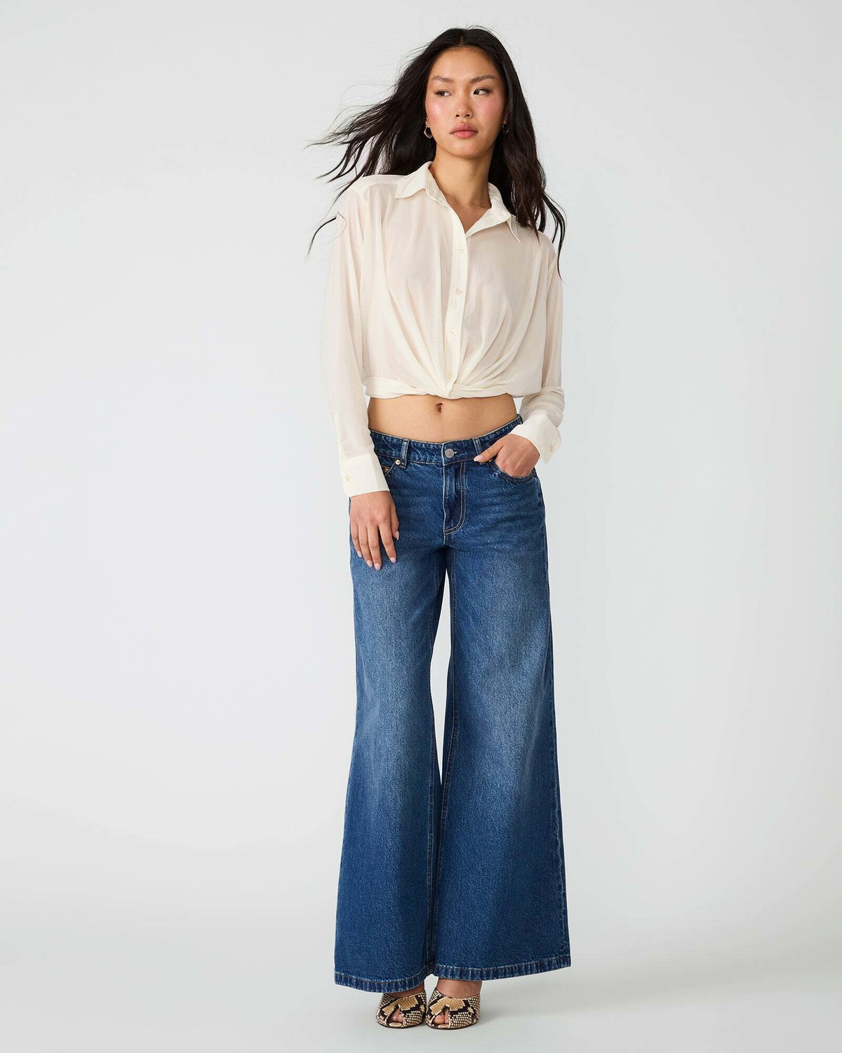 Steve Madden Sage Knit Top in Cream