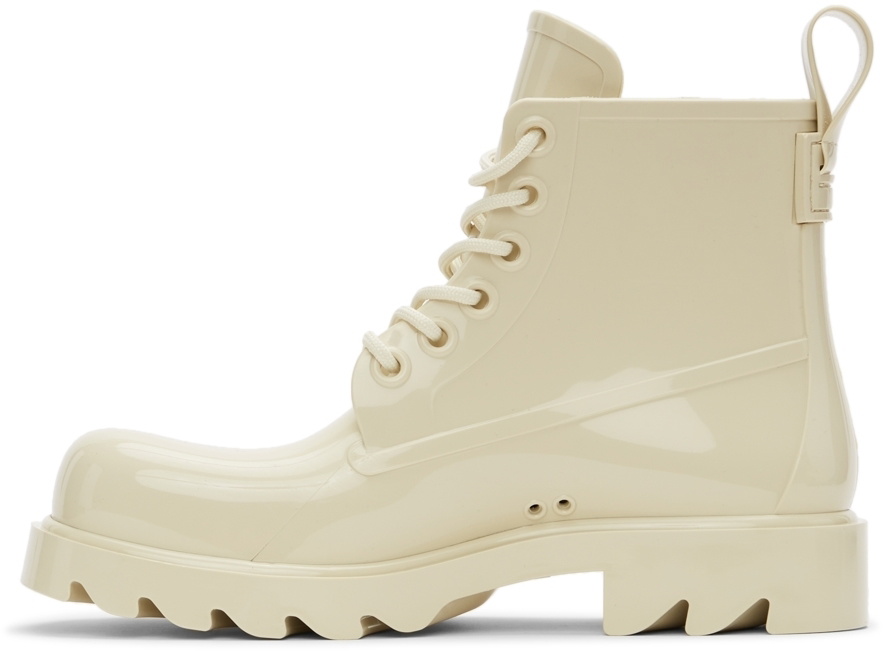 Bottega Veneta Beige Stride Ankle Boots Bottega Veneta