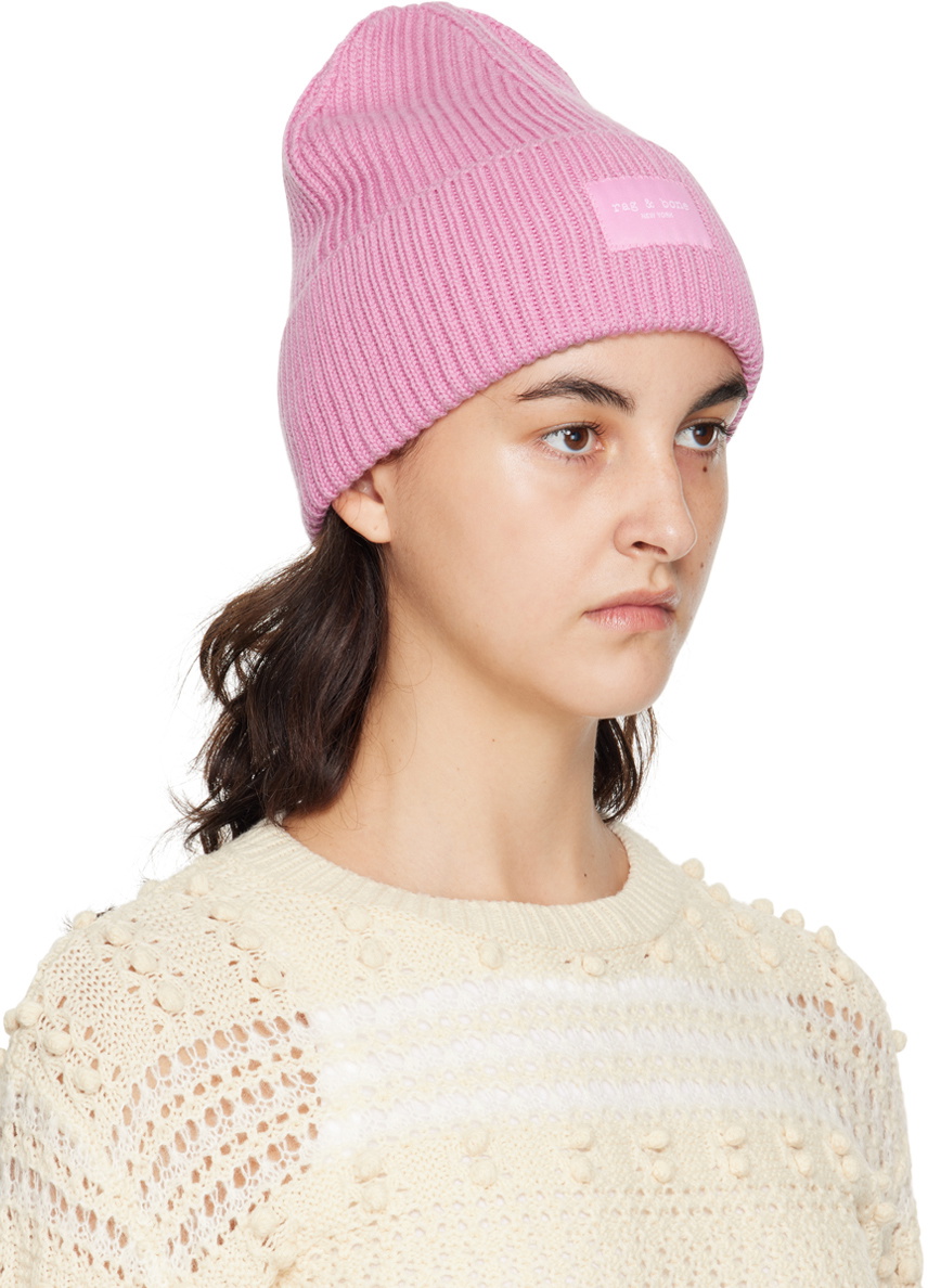 rag & bone Pink Blake Beanie