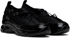 Simone Rocha Black Classic Criss Cross Tracker Ballerina Sneakers