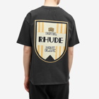 Rhude Men's Mont Blank Hotel T-Shirt in Vintage Black