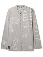 Nike Running - Nathan Bell A.I.R. Printed Nylon Jacket - Gray