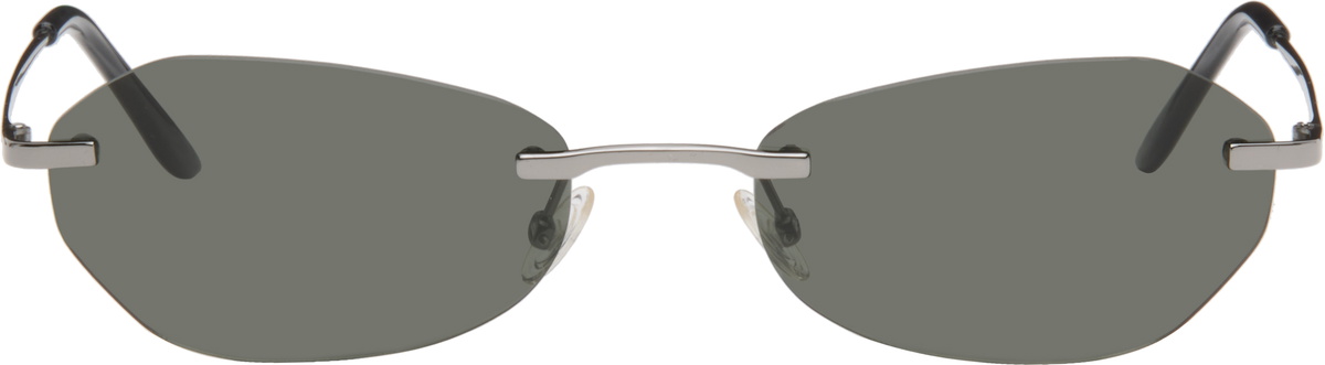 OUR LEGACY WORK SHOP Emporio Armani Silver Falco Sunglasses Our Legacy