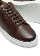 Oliver Sweeney Kendal Panelled Leather Sneakers Brown