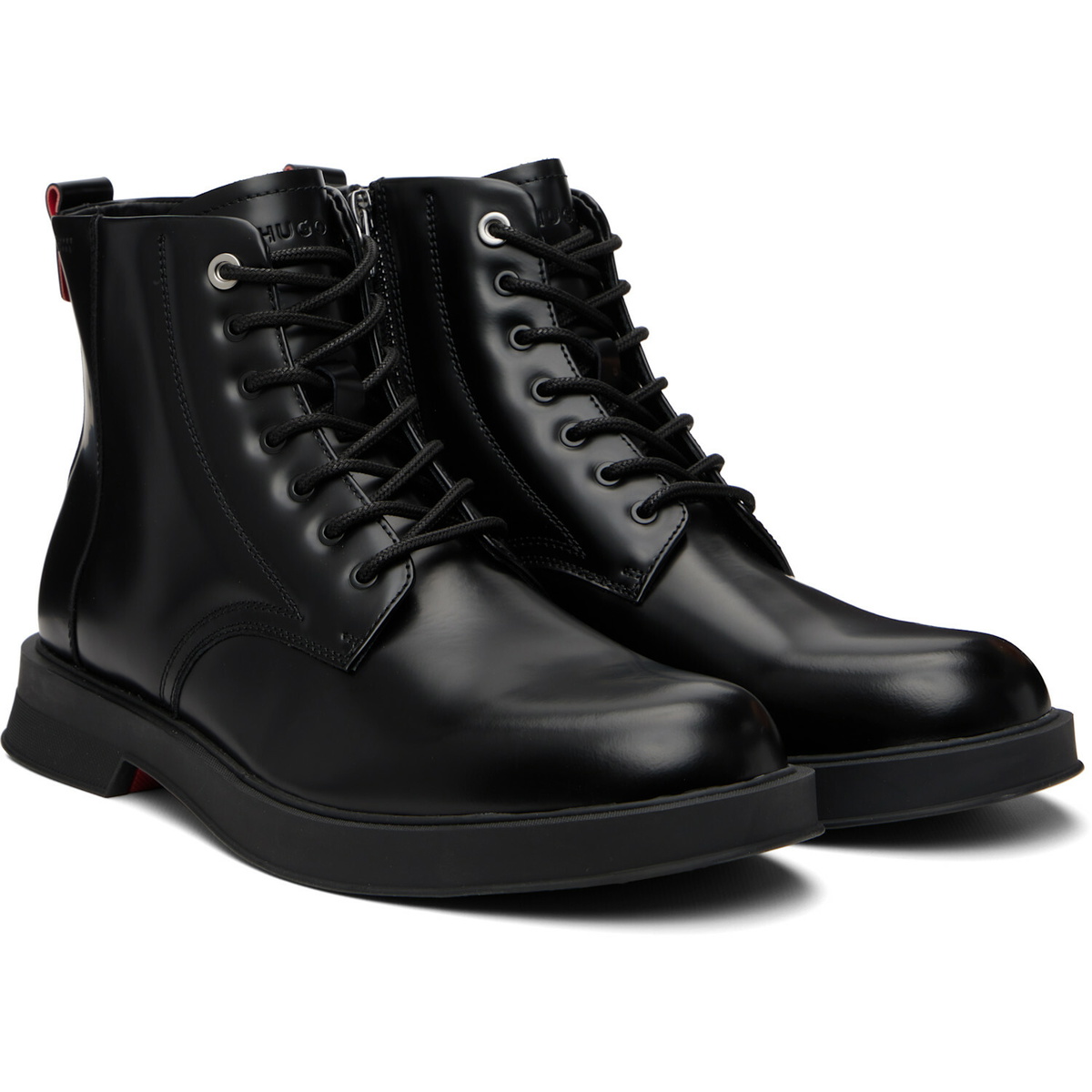 Hugo Black Leather Boots