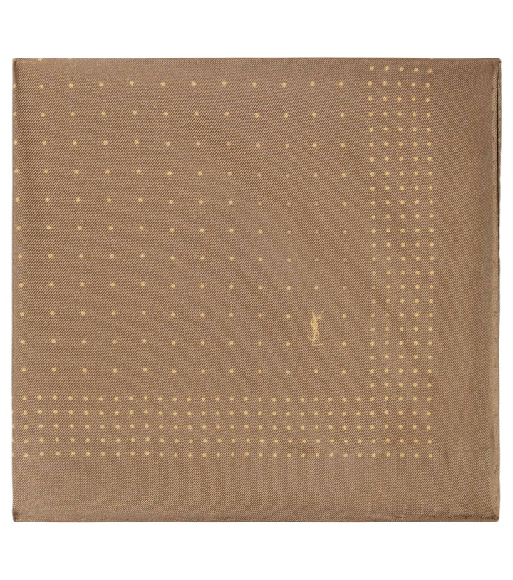 Photo: Saint Laurent Silk pocket square