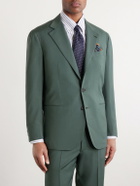J. Mueser - Weaverly Virgin Wool Suit Jacket - Green