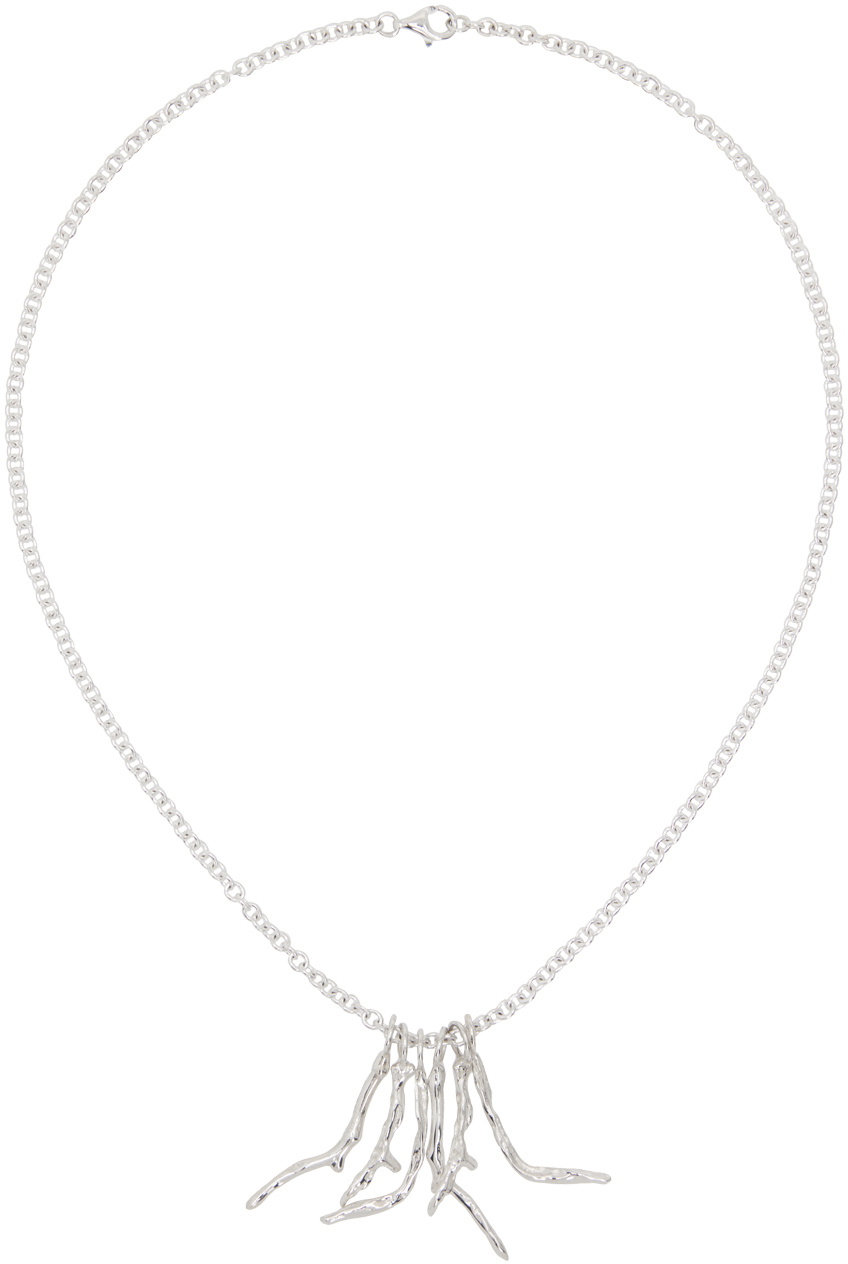 octi Silver Coral Necklace