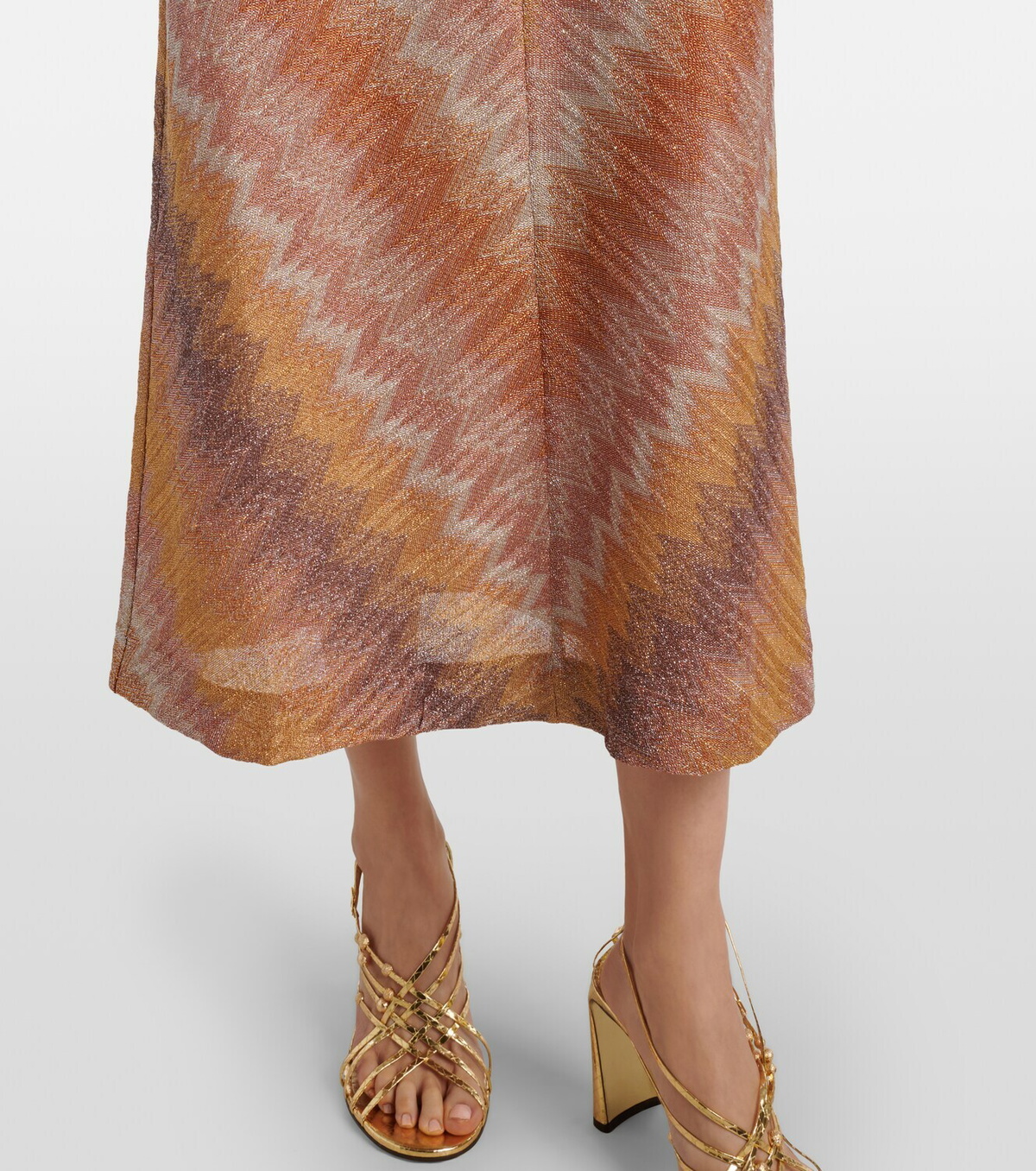Missoni Lamé midi dress