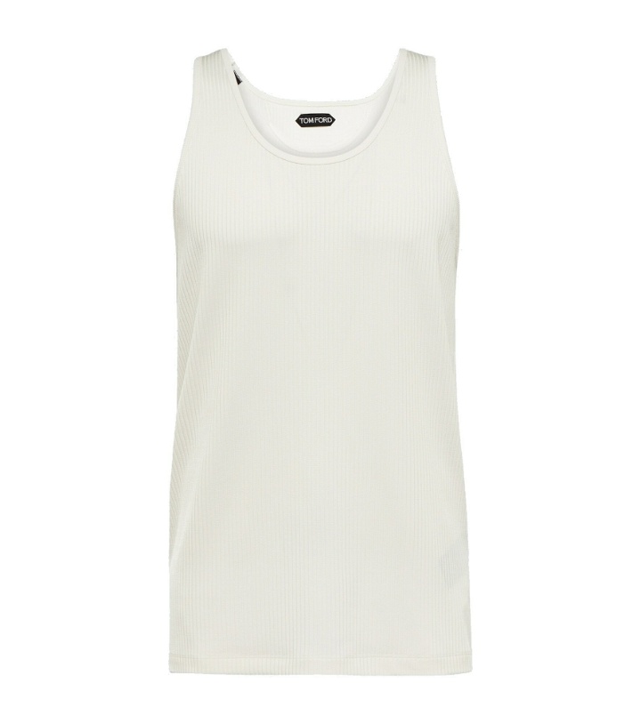 Photo: Tom Ford - Fluid ribbed-knit jersey tank top