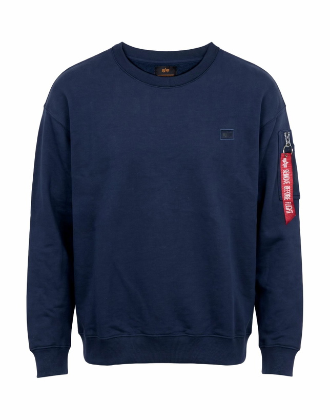 Photo: Alpha Industries Mens Sweatshirt in Navy