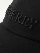 Burberry - Logo-Embroidered Cotton-Twill Baseball Cap - Black