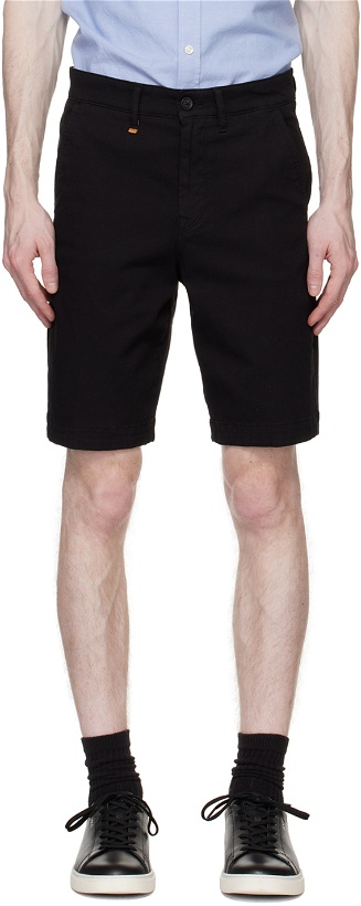 Photo: BOSS Black Tapered-Fit Shorts