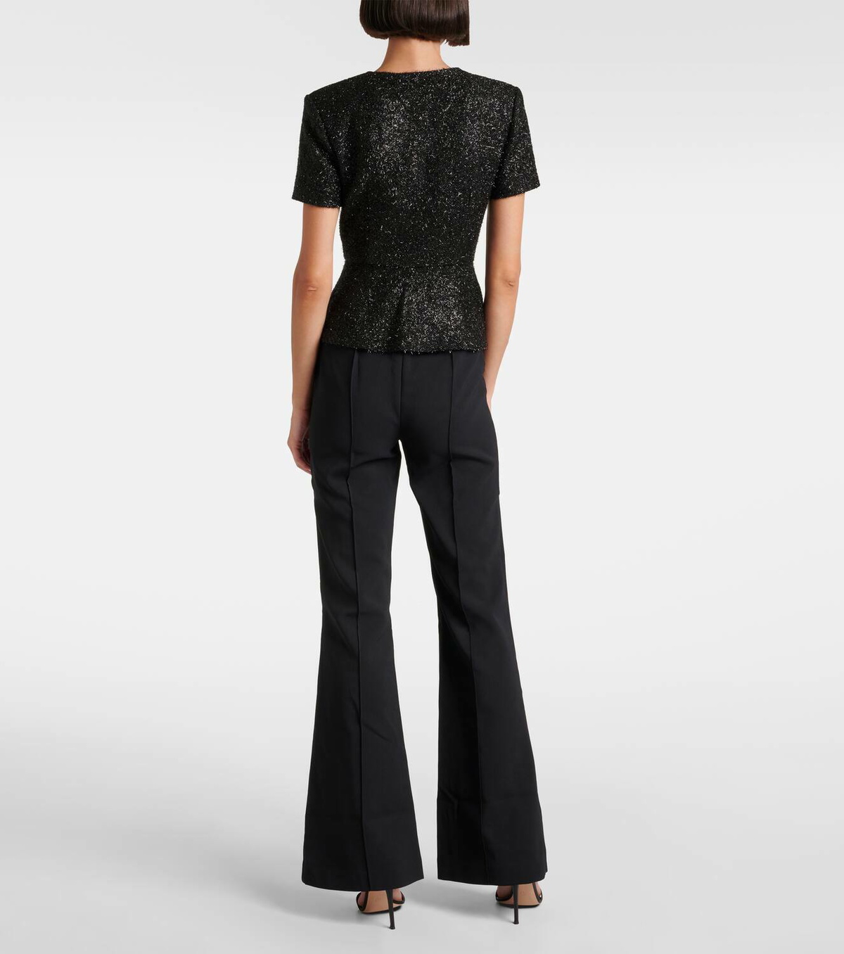 Self-Portrait Bouclé jumpsuit