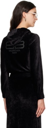 Balenciaga Black BB Paris Strass Hoodie